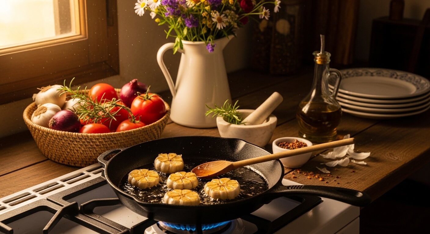 지중해 식단과 마늘의 전통적 역할