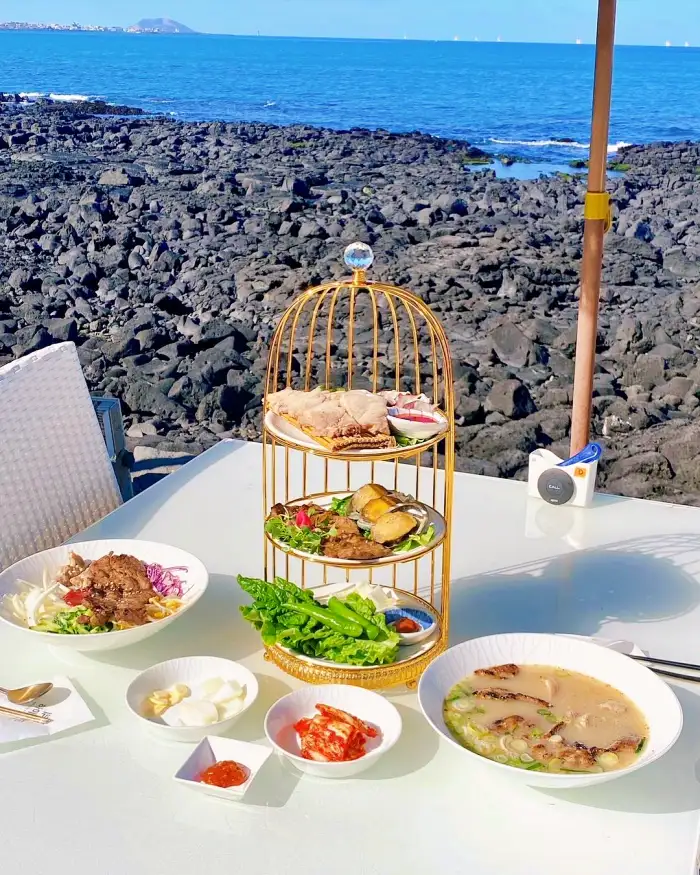 생방송 오늘저녁 제주 애월 숯불 흑돼지 갈비 흑갈비 구이 고기국수 맛집