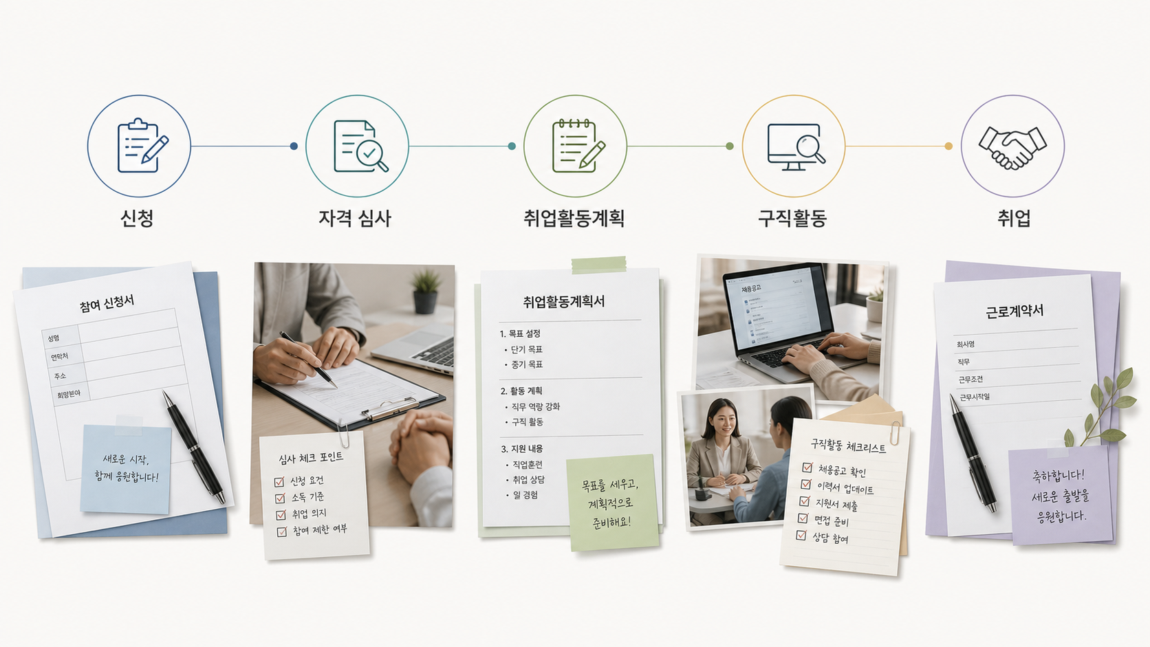 고용24에서 국민취업지원제도를 신청하는 체크리스트