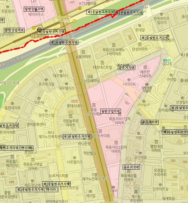 중랑구 상업지역