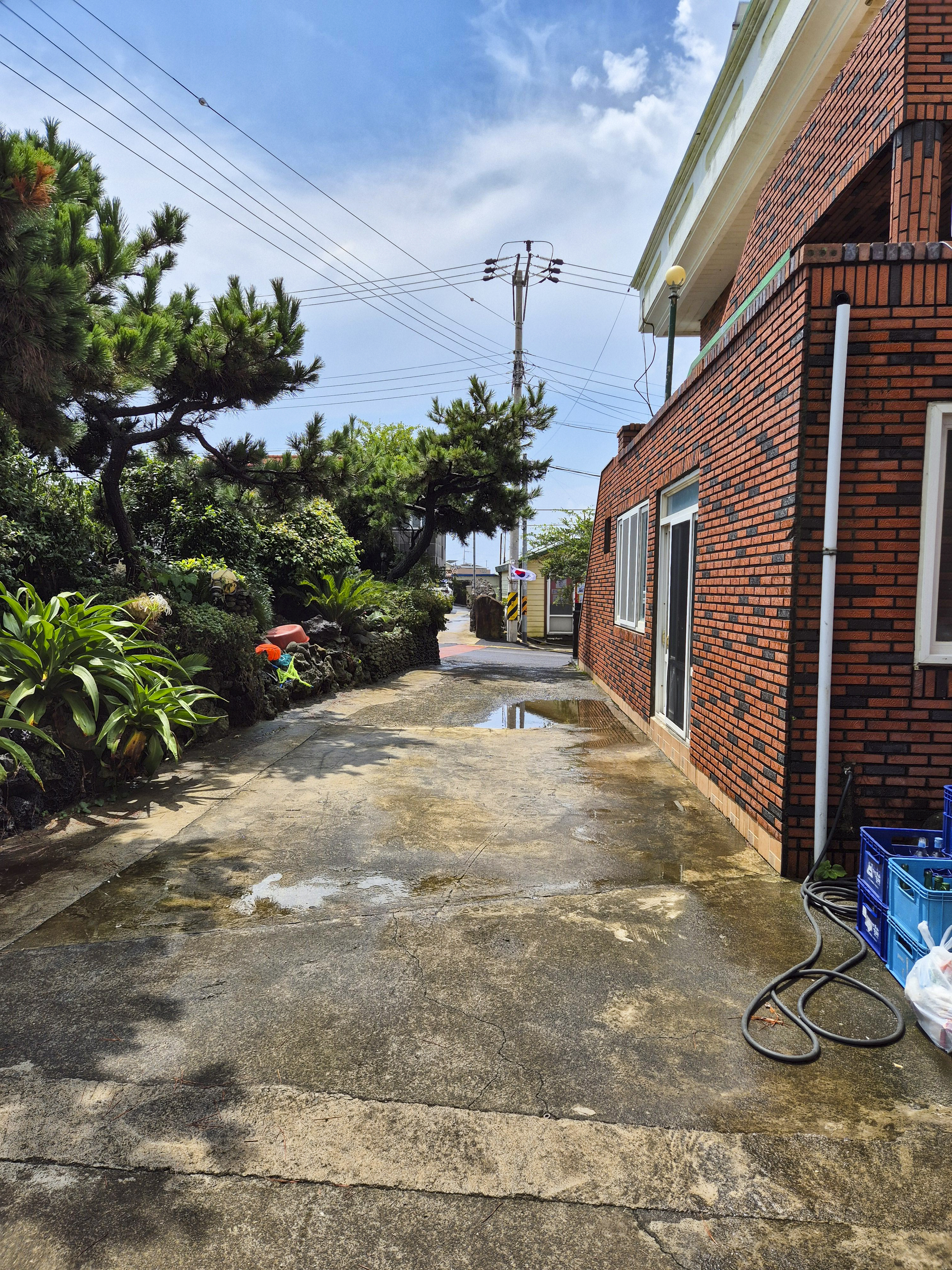 우도 숙소 '전원민박' 모습