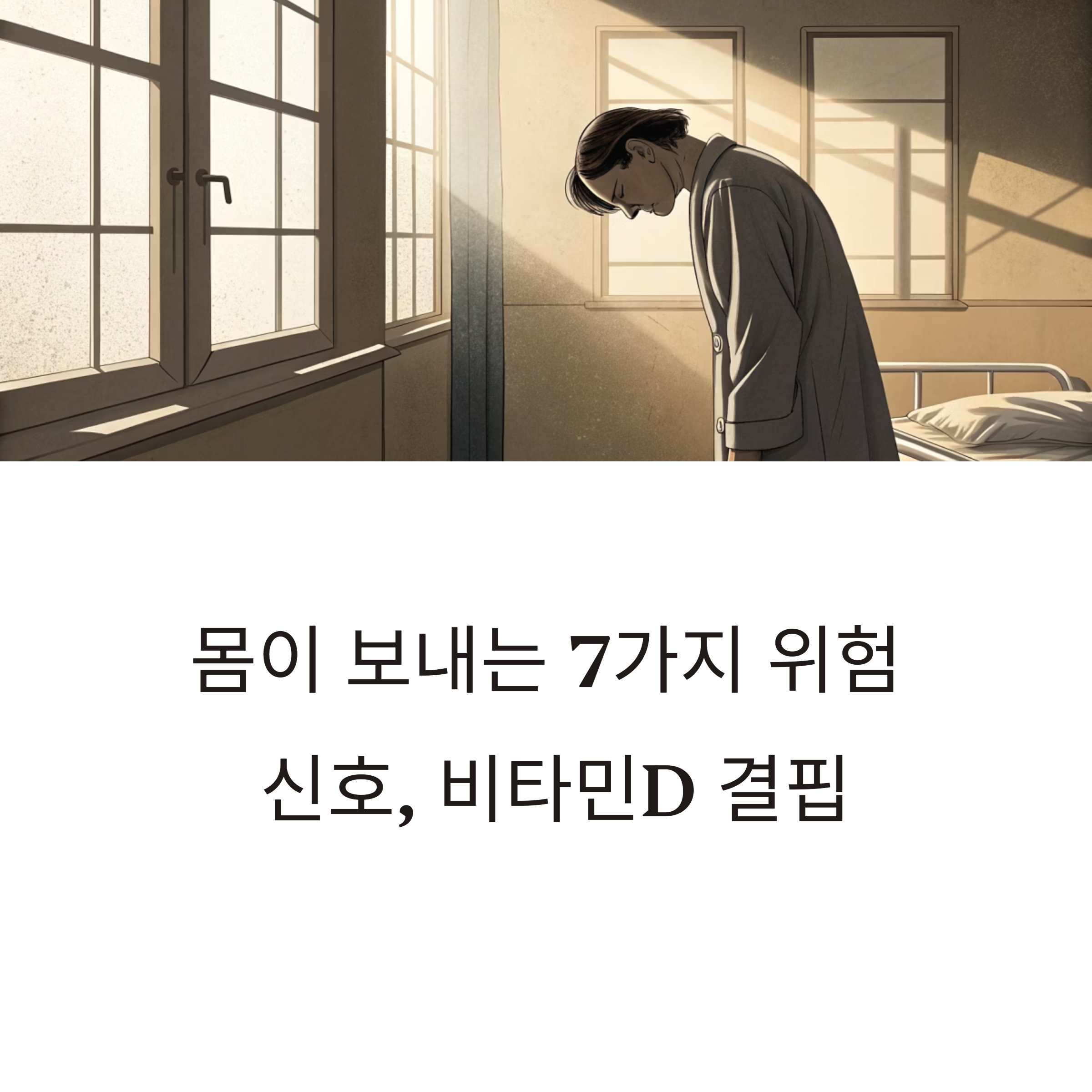 비타민D 결핍의 7가지 경고 신호