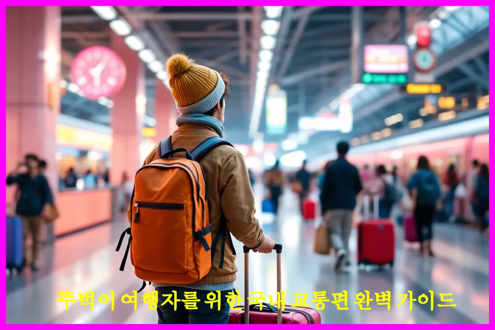 뚜벅이 여행자를 위한 국내 교통편 완벽 가이드