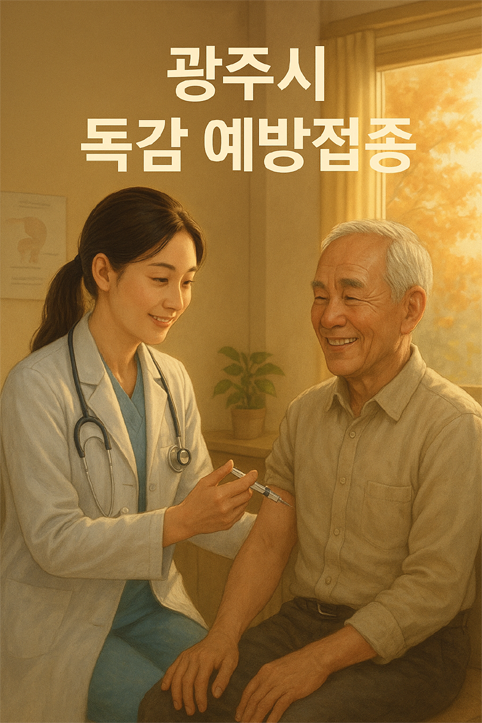 경기 광주시 독감 예방접종 이미지