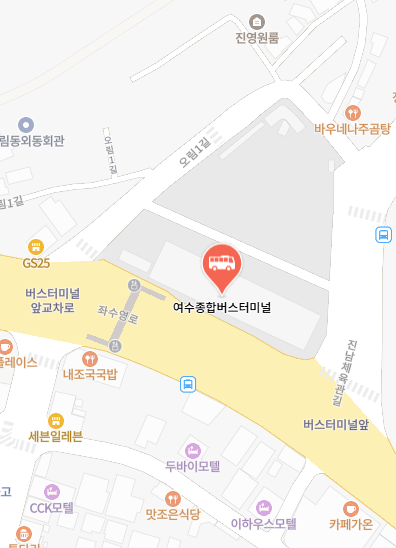 여수종합버스터미널 위치