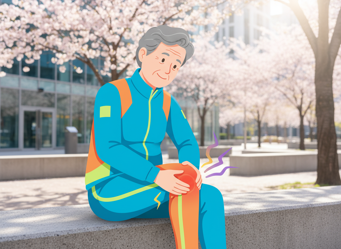 무릎 오금 통증 원인 진료과 찾기 어디아파 앱 어플