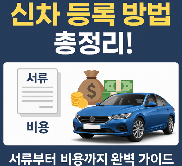 2025 신차 등록 방법 총정리! 서류부터 비용까지 완벽 가이드