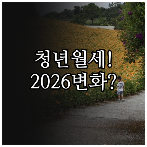 정선군 청년월세 2026년 달라진 점..