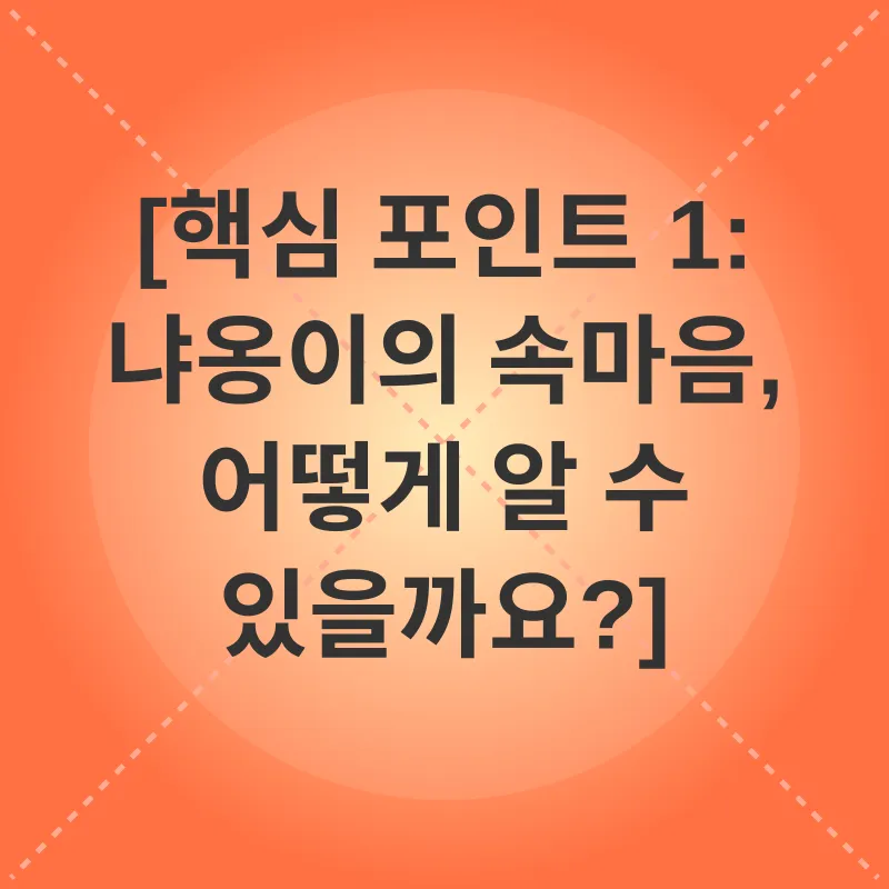 고양이 언어 이해_1