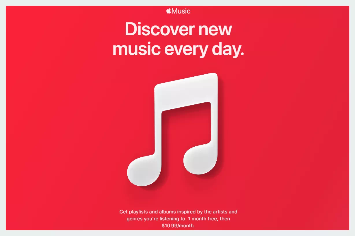 애플뮤직 프로모션
