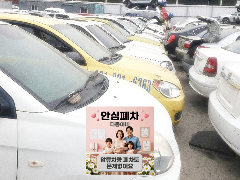 장기 체납 압류 차량 압류 내역 확인