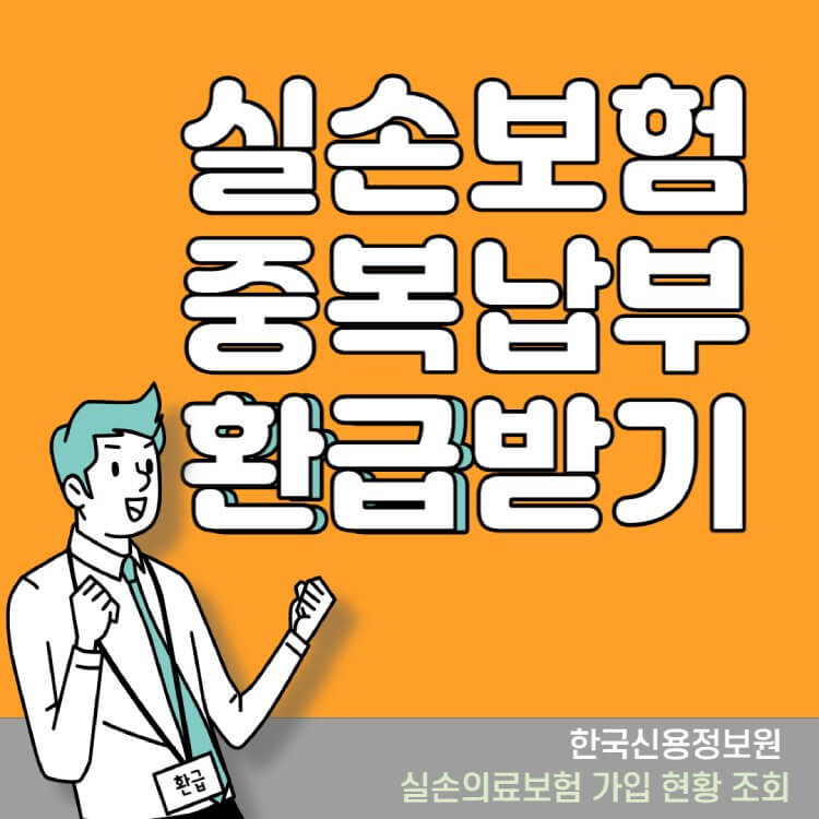 실손보험-중복납부-환급받기