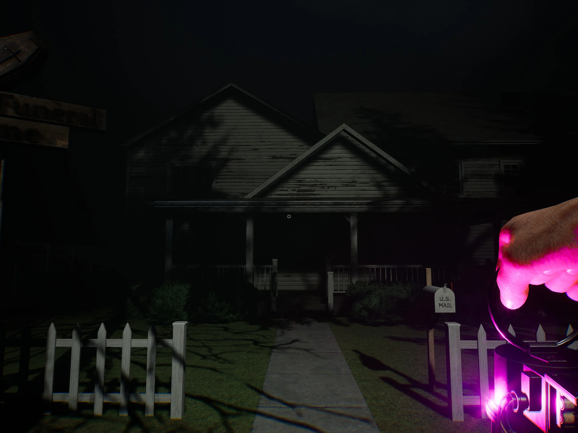 데모놀로지스트 Funeral home 입구