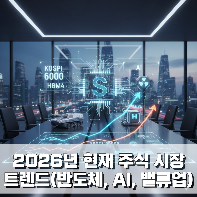 2026년 현재 주식 시장 트렌드(반도체, AI, 밸류업)