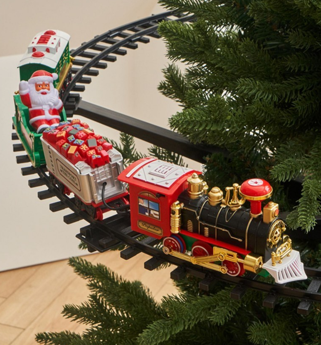 크리스마스 기차 트리 옆에 꾸며주면 더욱 좋습니다.