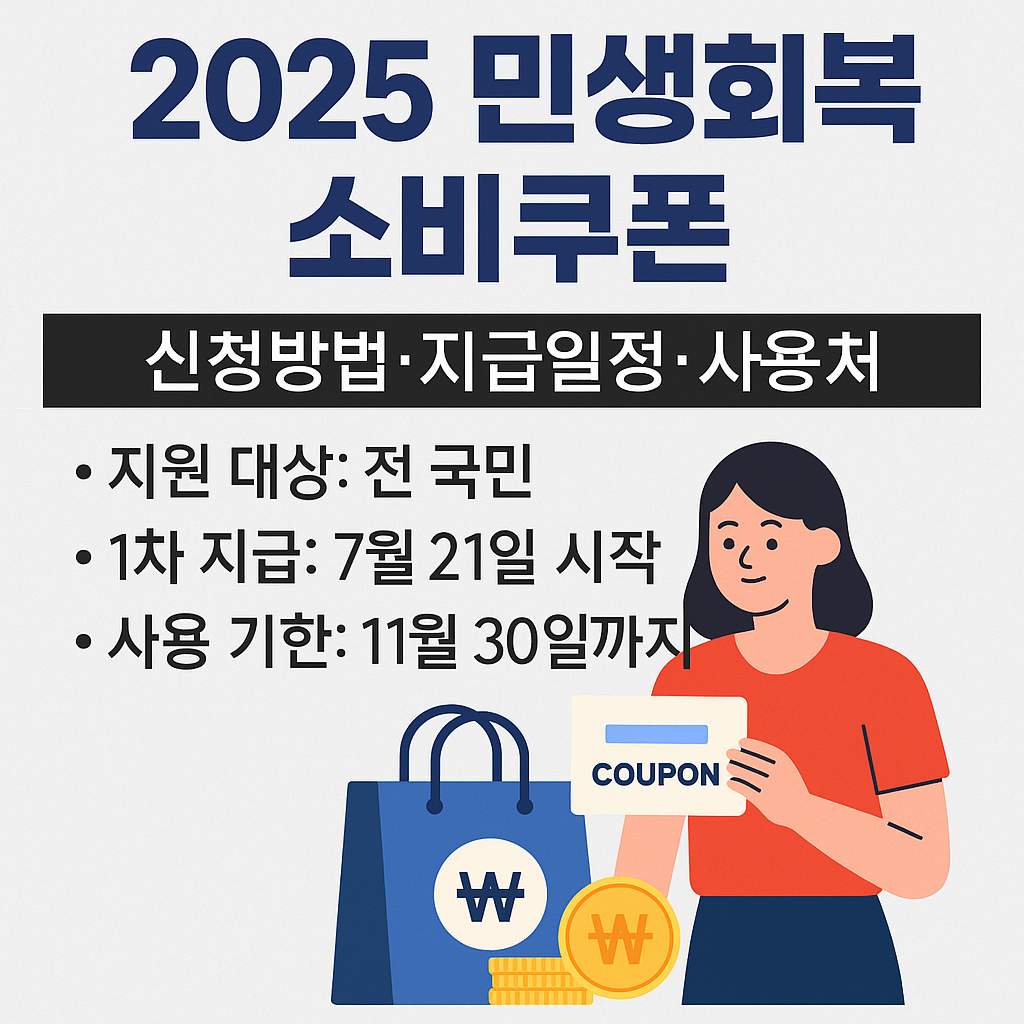 2025 민생회복 소비쿠폰관련사진