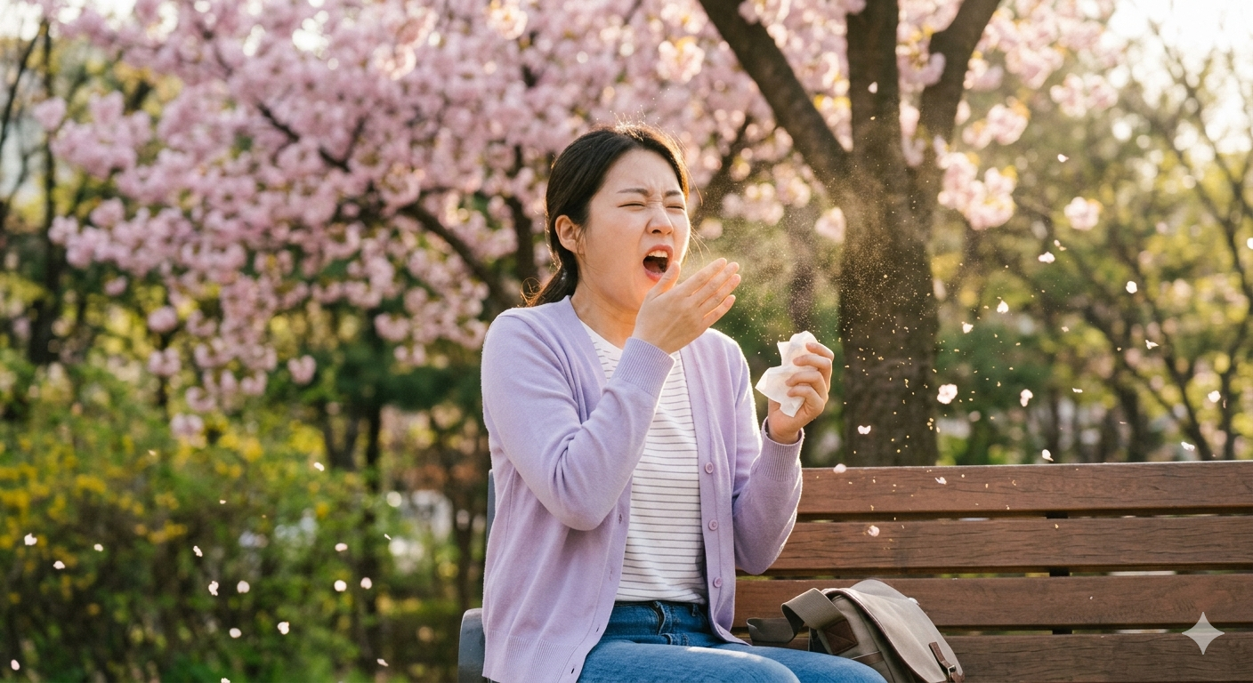 봄철 불청객 꽃가루 알레르기 완벽 가이드: 증상 완화와 5가지 예방법