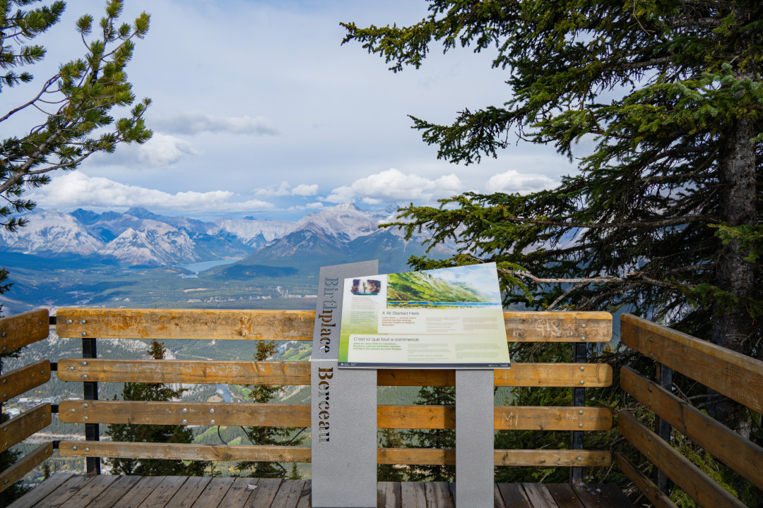 캐나다 밴프 곤돌라 정상