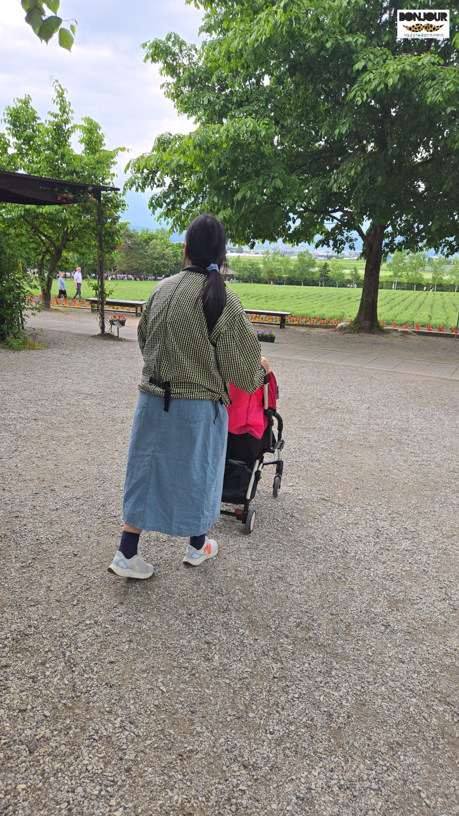 후라노 팜토미타 유모차 이동 동선, 임산부도 산책 가능