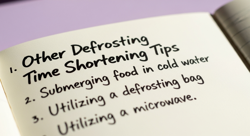 기타 해동 시간 단축 꿀팁