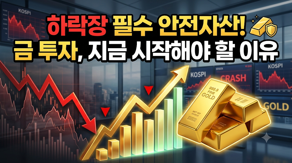 하락장일 때마다 생각나는 금 투자 (금 가격, KRX 금현물, 비과세)