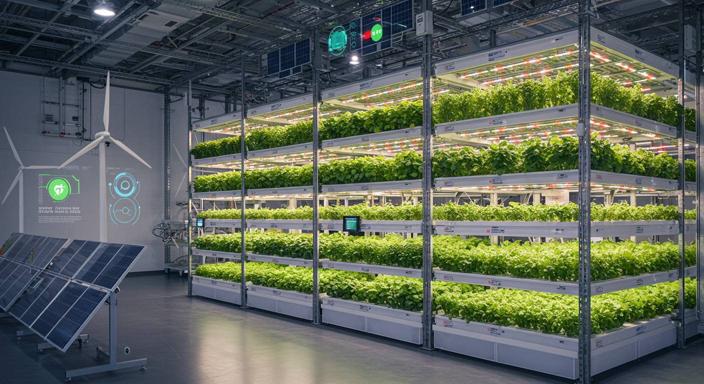 에너지 효율성과 수직농업: 지속 가능한 농업을 위한 도전과 기회