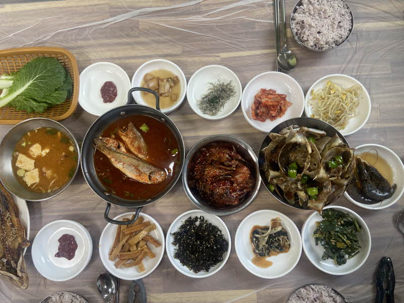 여수 싱싱게장마을 게장백반 가격 주차장 택배