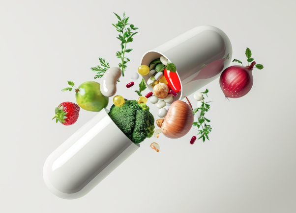 건강보조식품 상징 그림