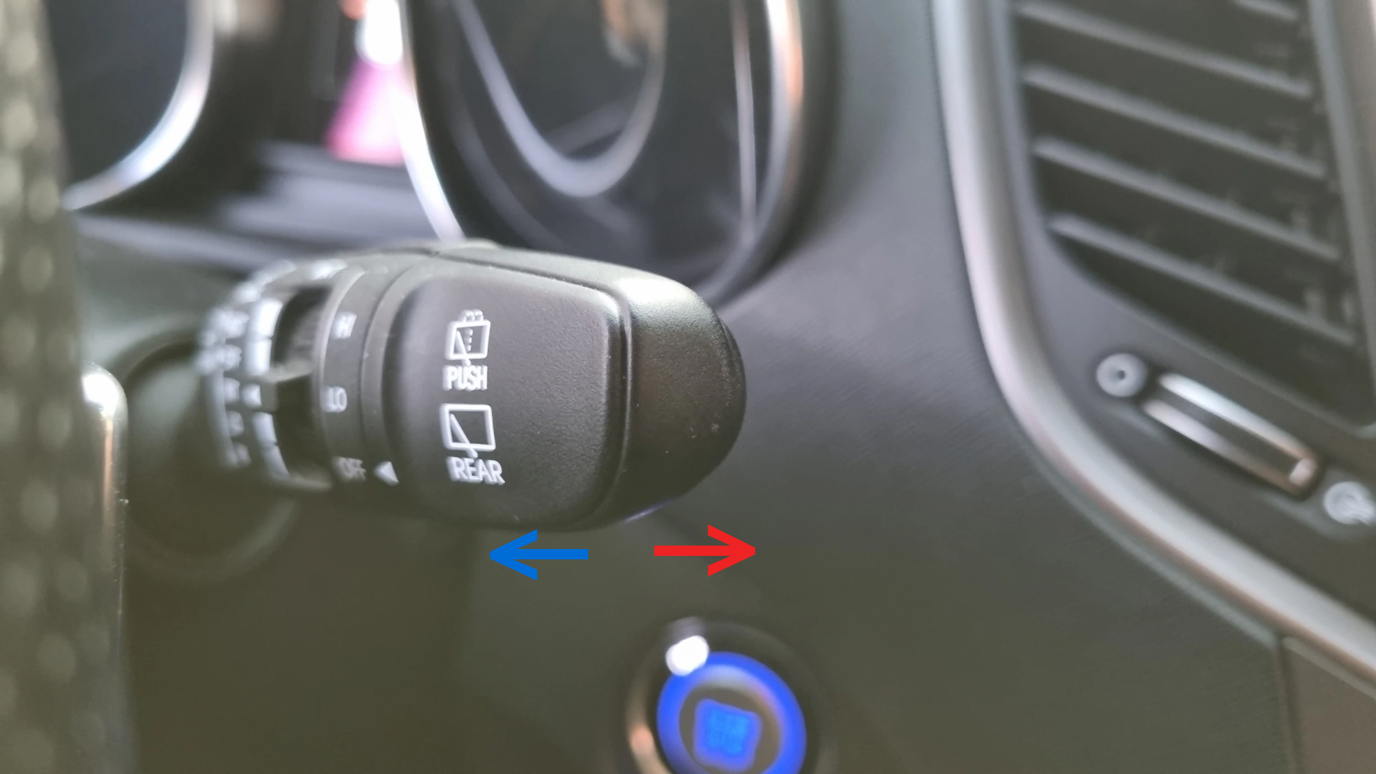 워셔액 분사 방향