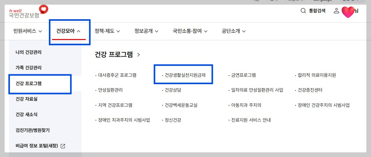 건강생활실천지원금