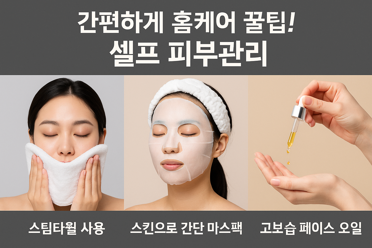 셀프 피부관리