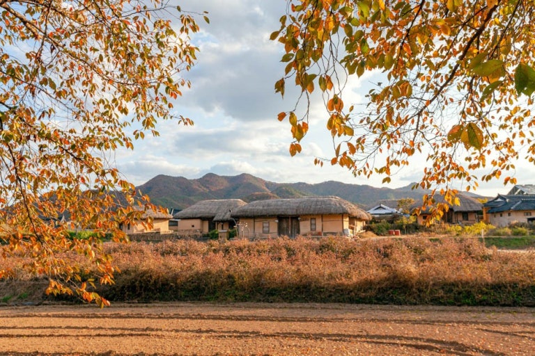 가을여행 추천 드라마촬영지 중 안동하회마을