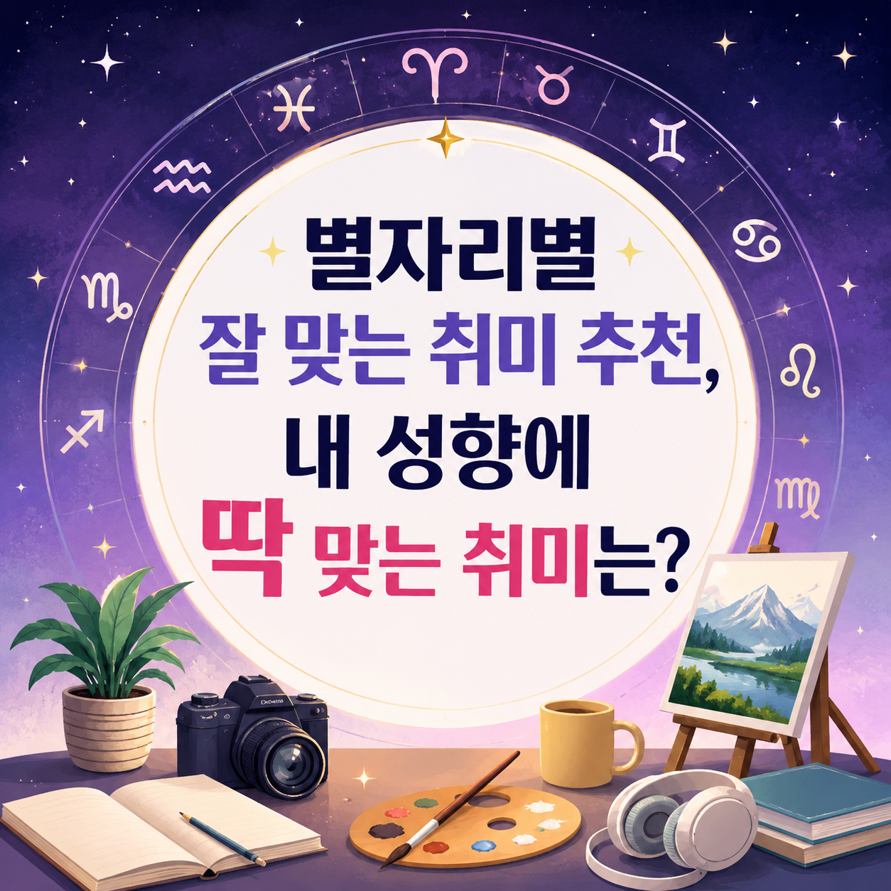 별자리별 잘 맞는 취미