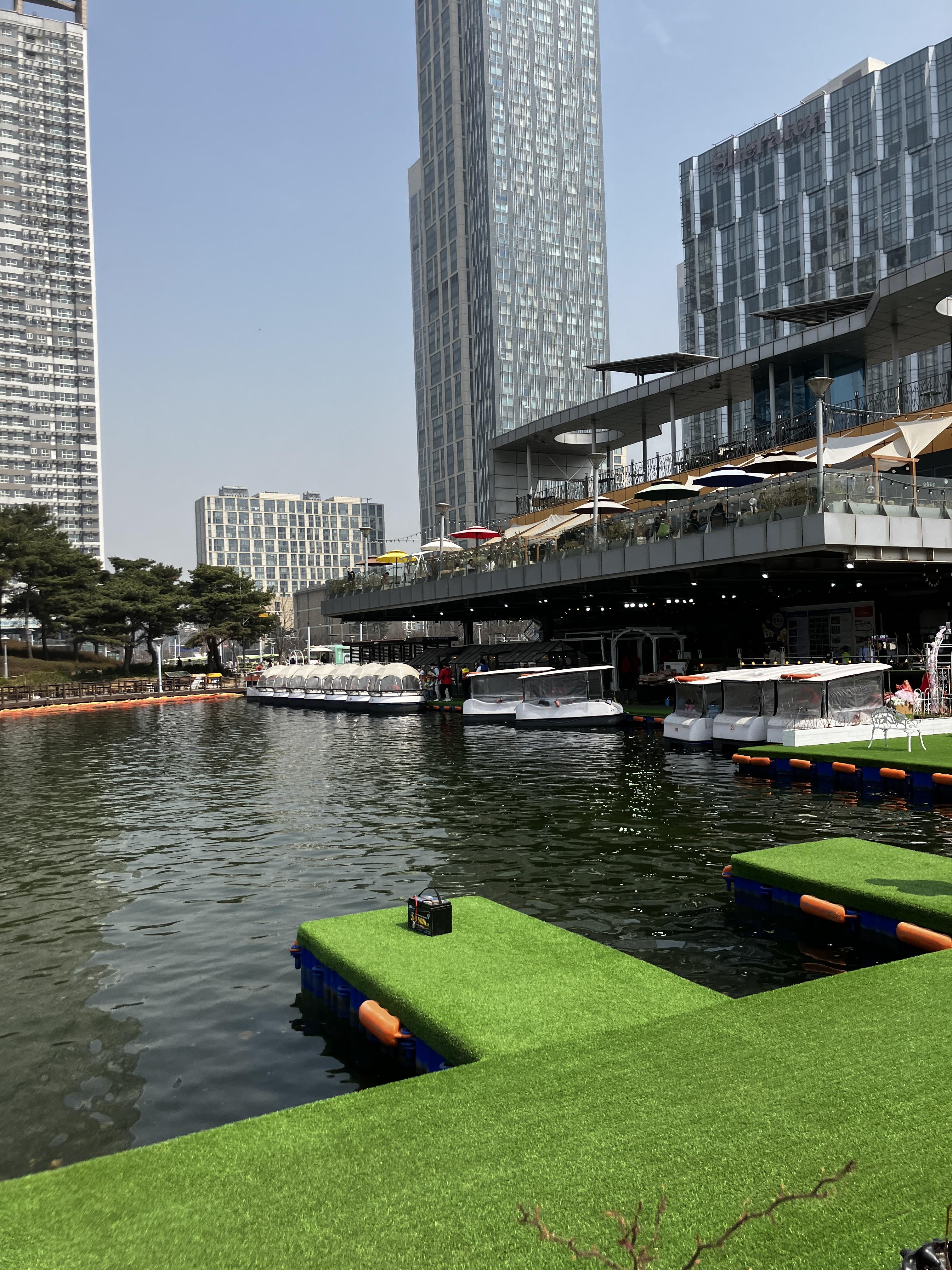 송도 센트럴파크 수상레저 보트