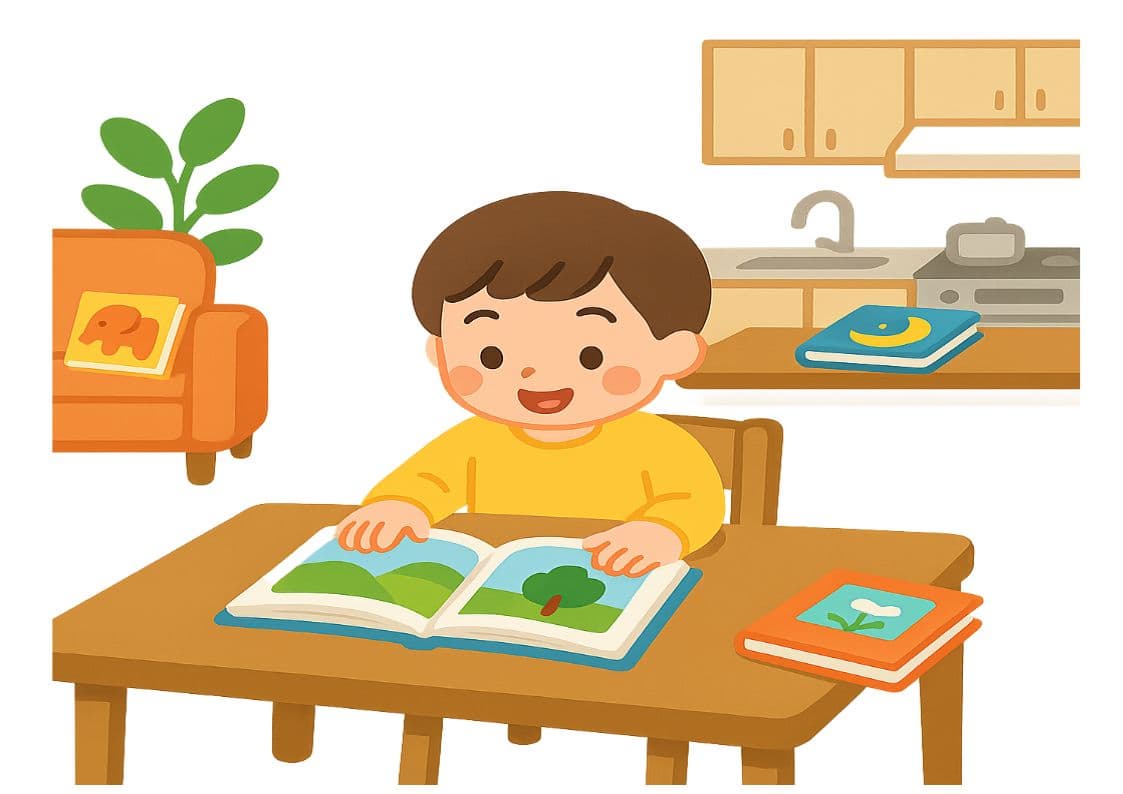 책이 집 안에서 살아 움직이는 환경 만들기: 유아 독서 습관의 새로운 방법