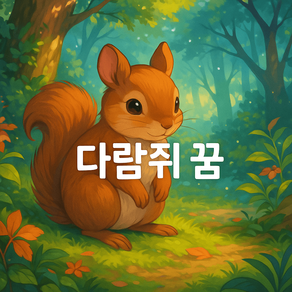 다람쥐 꿈 해몽