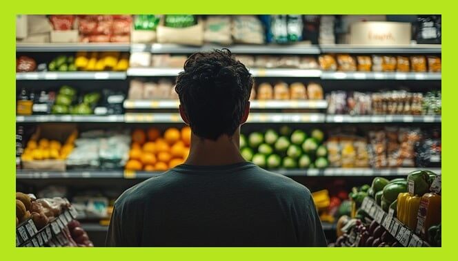 마트-매대-바라보는-남자-뒷모습