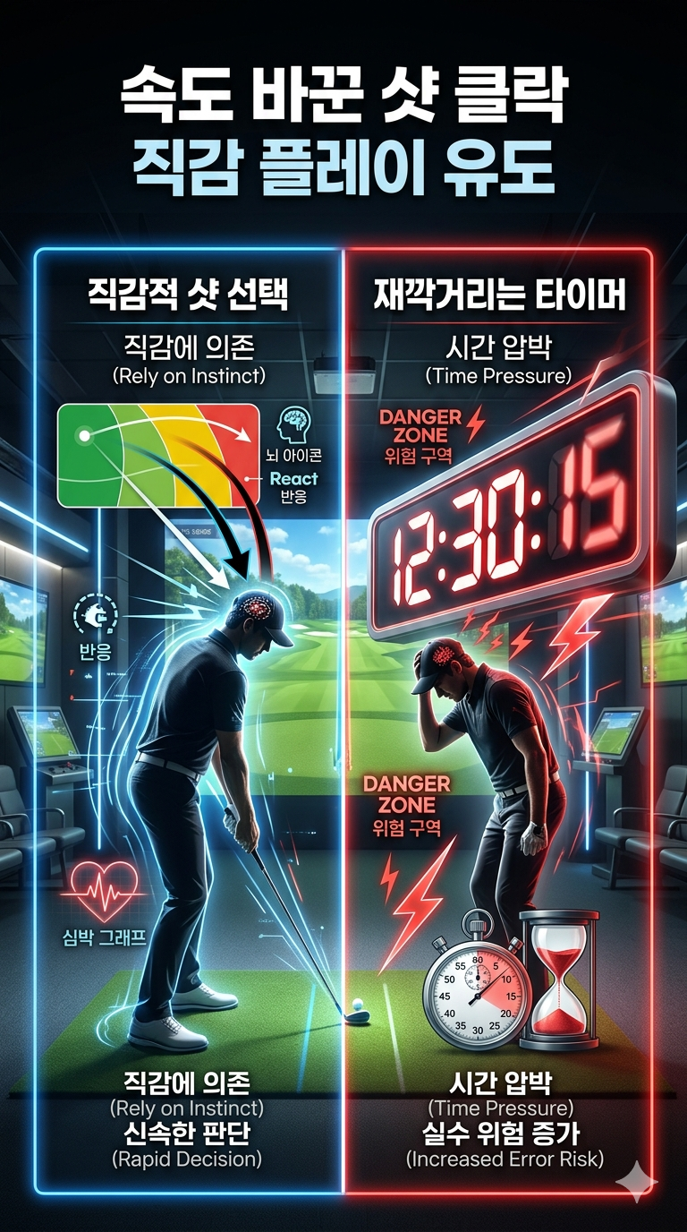 직감 플레이를 유도하는 TGL 40초 샷 클락