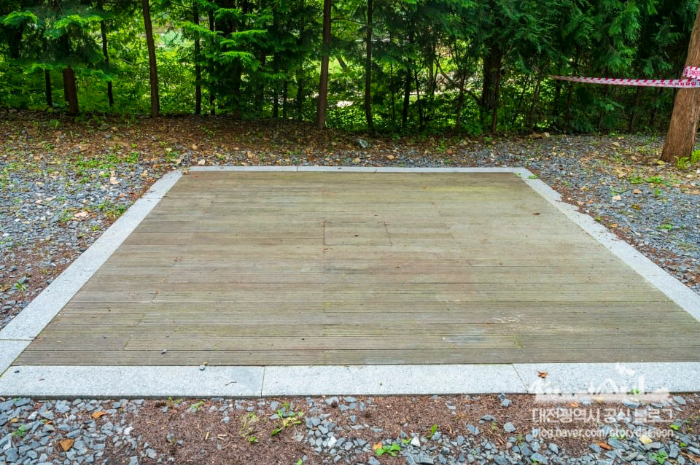 장태산 자연휴양림 야영장