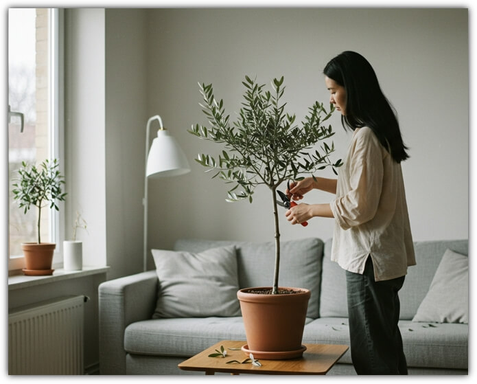 올리브나무 가지치기