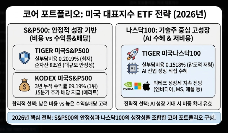 저비용 ETF 순위 [2026년] 총보수 vs 실부담비용 차이 및 추천 포트폴리오
