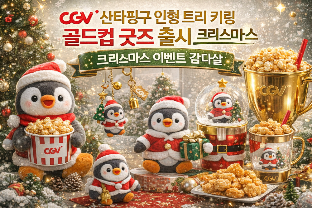 CGV 산타핑구 크리스마스 한정 굿즈 놓치면 후회하는 이유