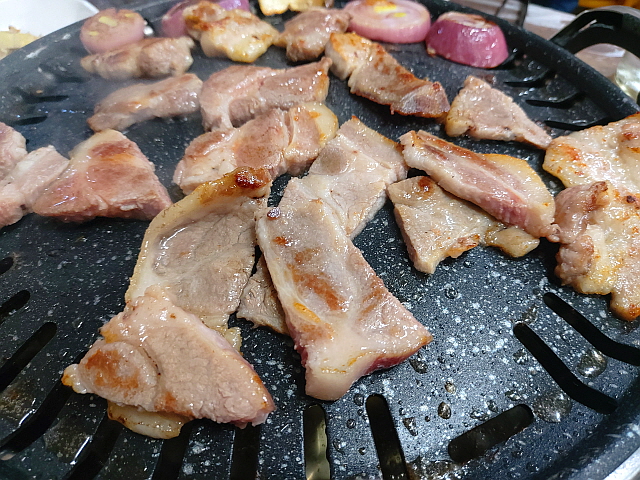 목살 구이