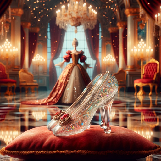 신데렐라와 유리구두 이미지