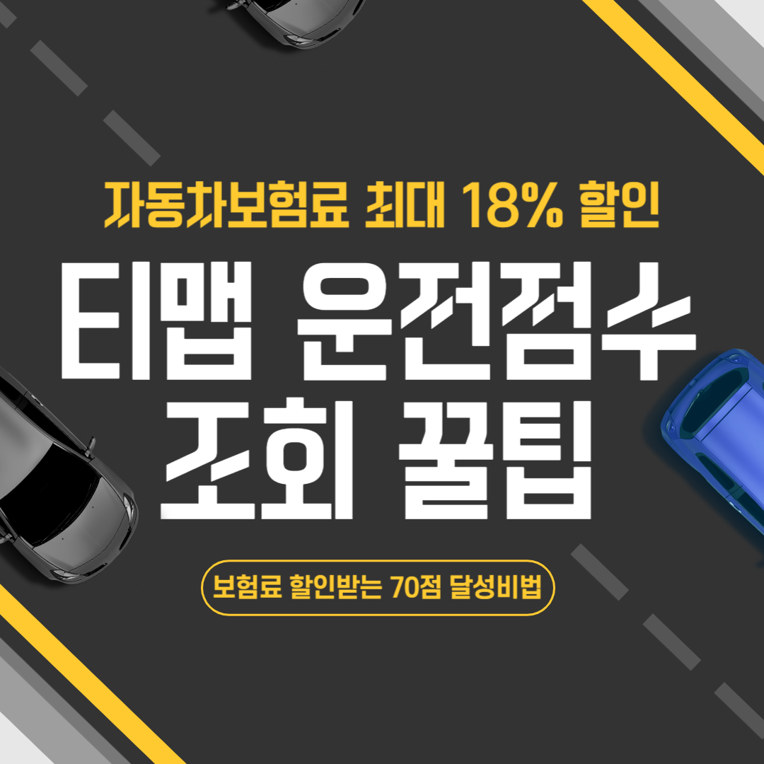 티맵 운전점수 조회