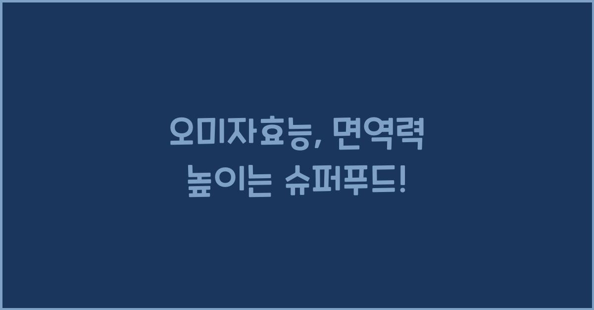 오미자효능