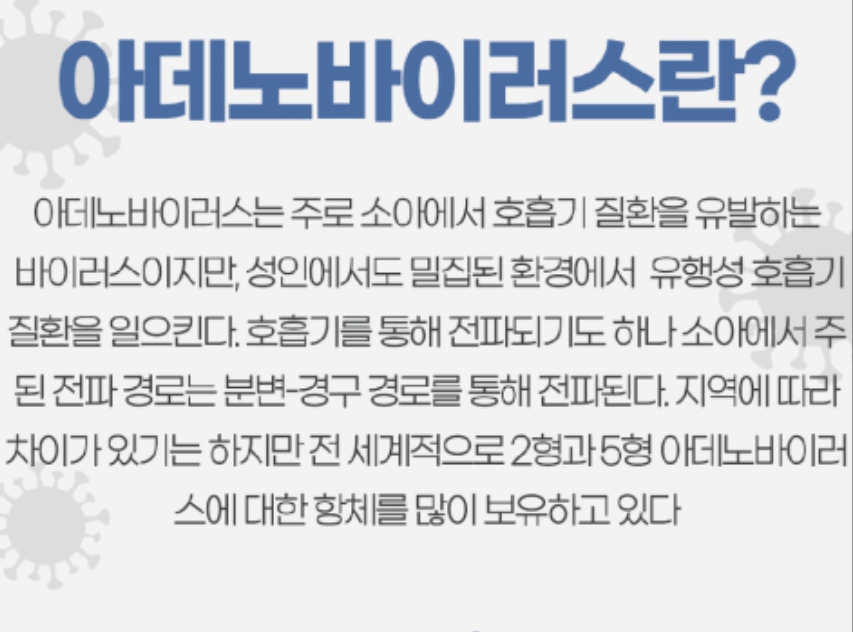 아데노바이러스란?