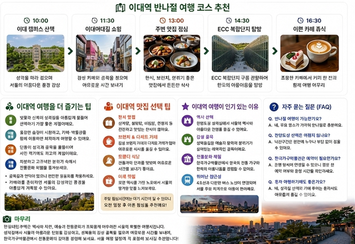 반나절 코스 추천