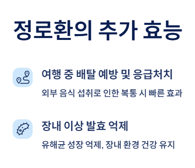 정로환의 효능 5가지