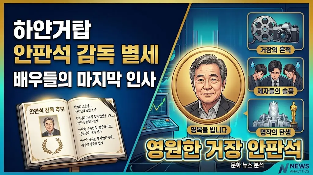 '밀회' 안판석 감독 별세 .삼가 고인의 명복을 빕니다.